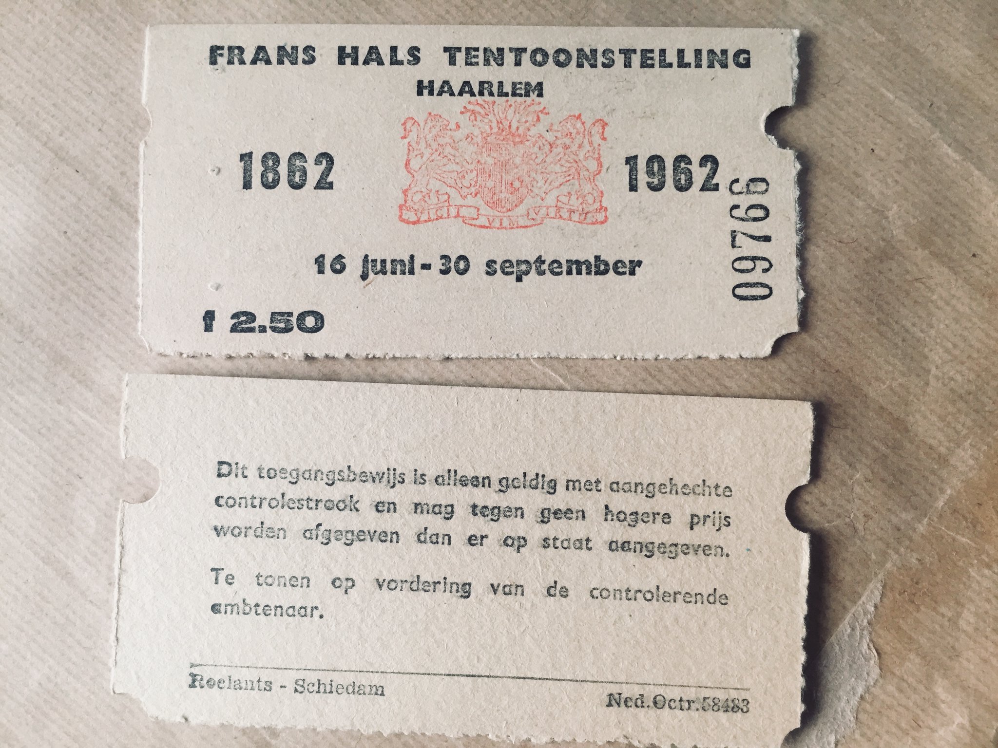 "Madeleine et ma mère étaient allées une fois en excursion à Haarlem", mais oui en effet j'ai retrouvé ces tickets dans la cave ! https://t.co/kva4DfiZ47